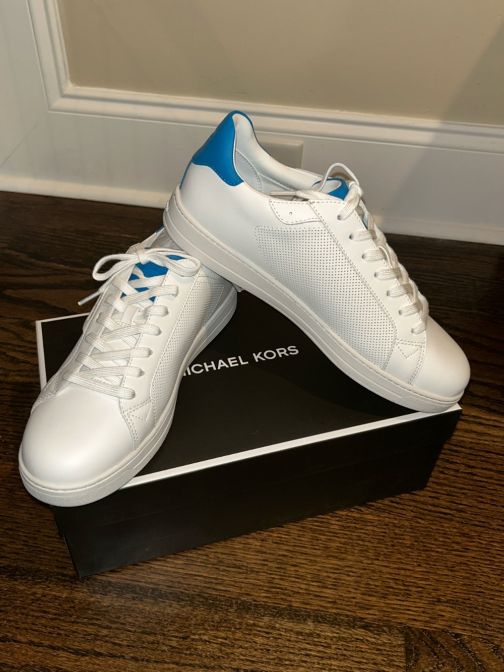 Michael Kors Keating Glacier / Pool Sneakers